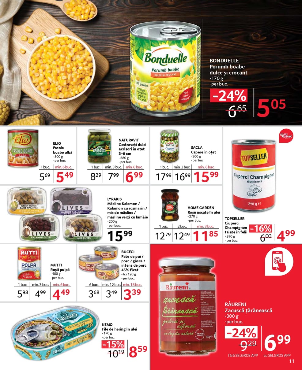 catalog Selgros alimentar